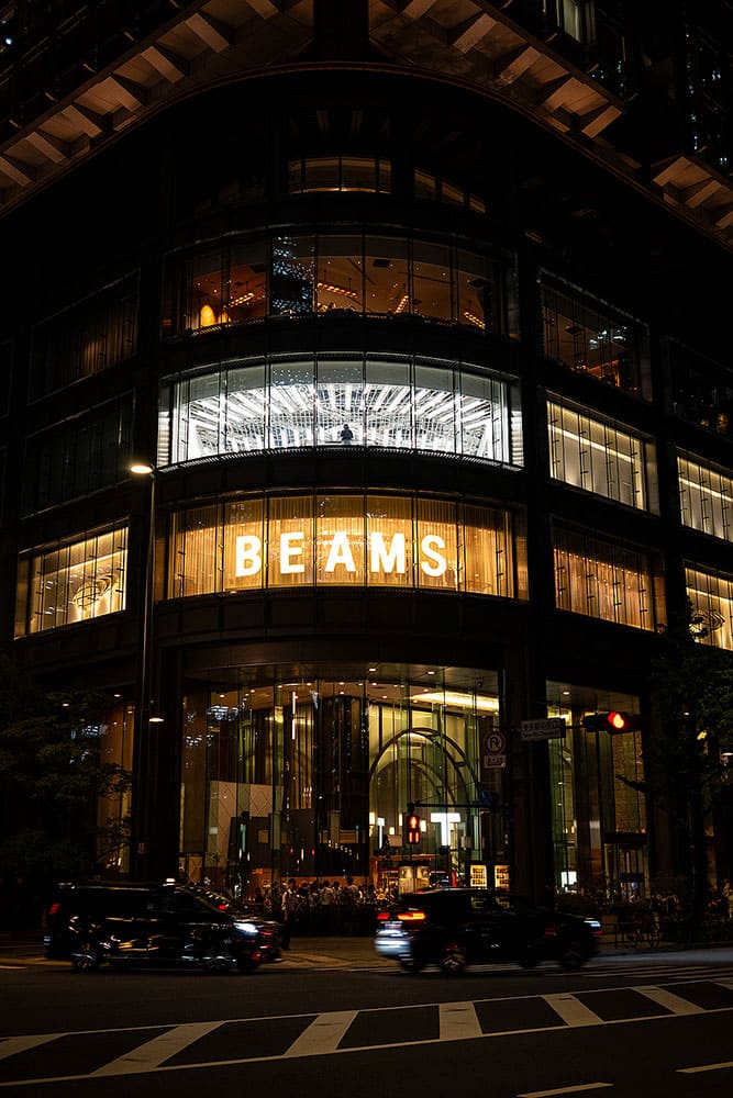 ここのBEAMSはやっぱランドマークだなと思う