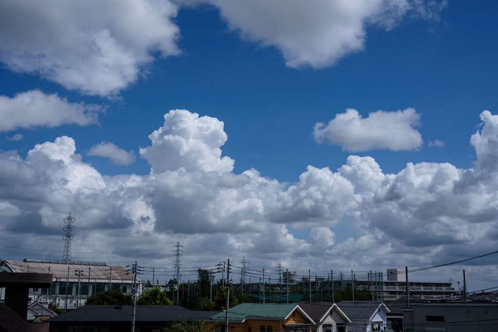 この日は天気が良さそうですがゲリラ雷雨予報が出ててちょっと気をつけないといけない日でした