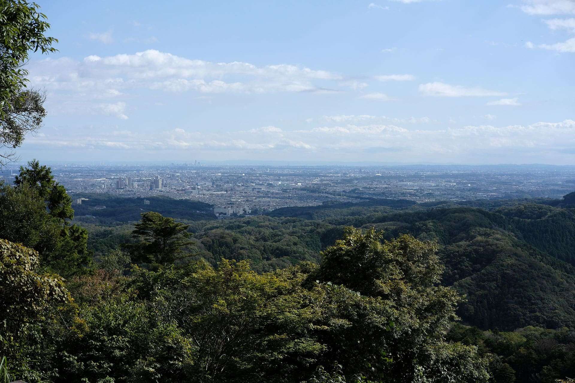 高尾山はそんなに高くないけどちゃんと見晴らしが良くて楽しい